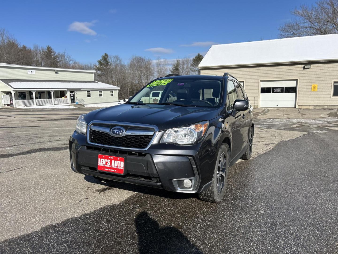 2014 BLUE /Black Subaru Forester 2.0XT Touring (JF2SJGMC5EH) with an 2.0L H4 SOHC 16V engine, 8-Speed Automatic transmission, located at 27 Main St., Norway, MD, 04268, (207) 743-0900, 44.199795, -70.530807 - Photo#0